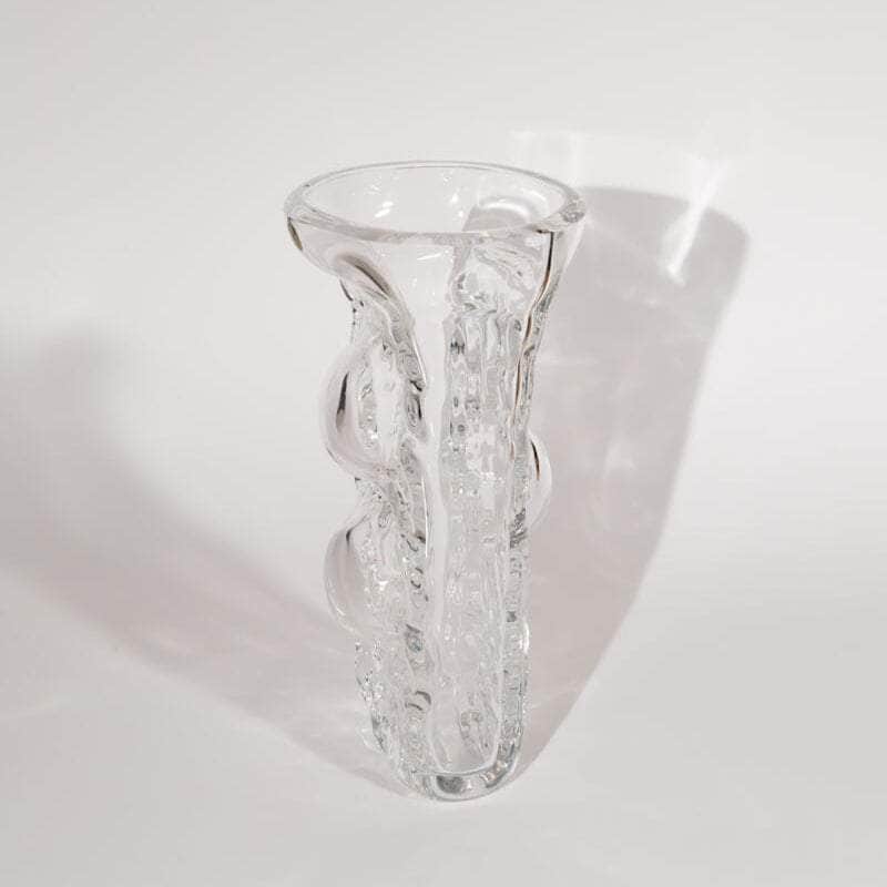 Rare Mid-century Crystal Vase by Peill & Putzler