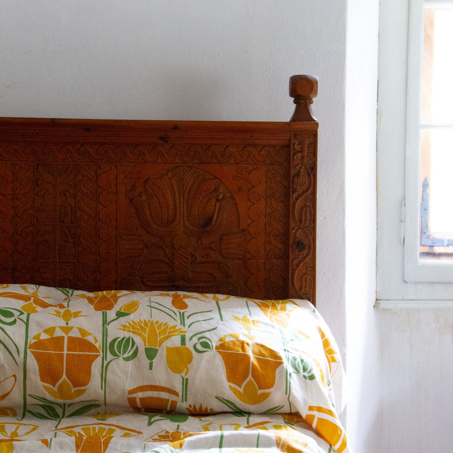 Lotus Fabric (Tones of Yellow)