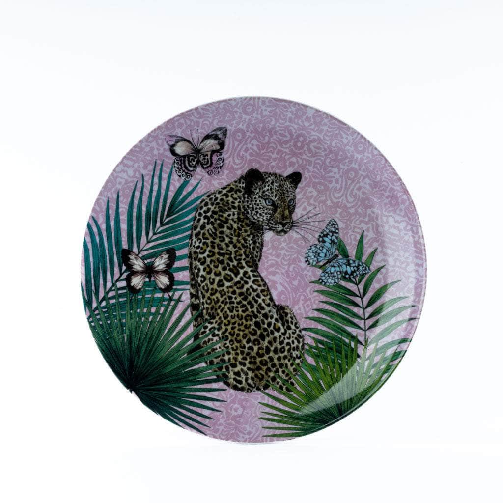 Les Ottomans x Matthew Williamson Porcelain Plate - Pink Leopard