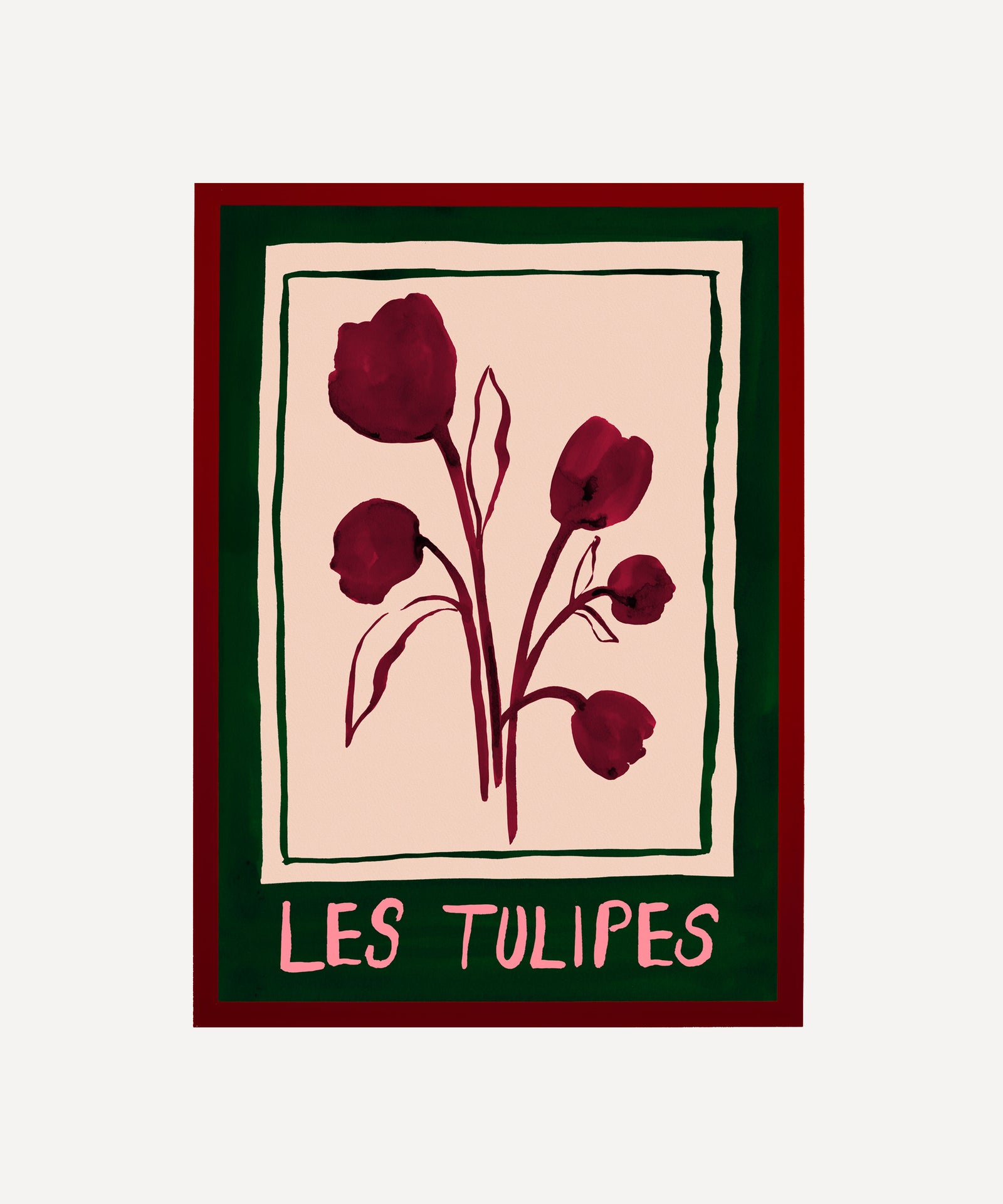 Les Tulipes (The Tulips)- French Floral Art Print