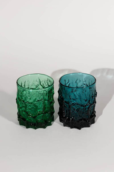 ‘Textured Bark’ Tumblers by Geoffrey Baxter, set of 5