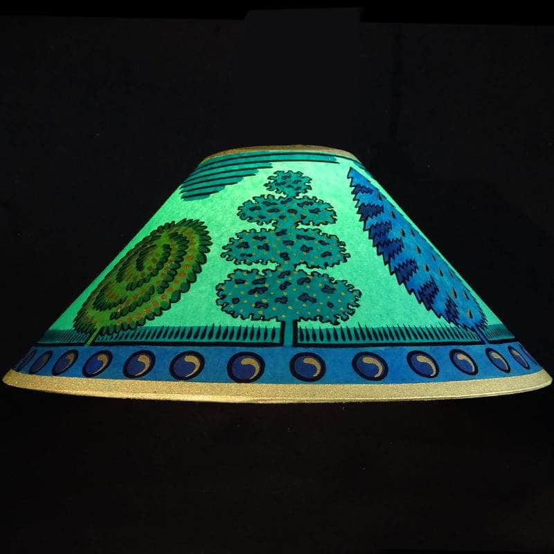 Trees Hand Painted 14" Lampshade