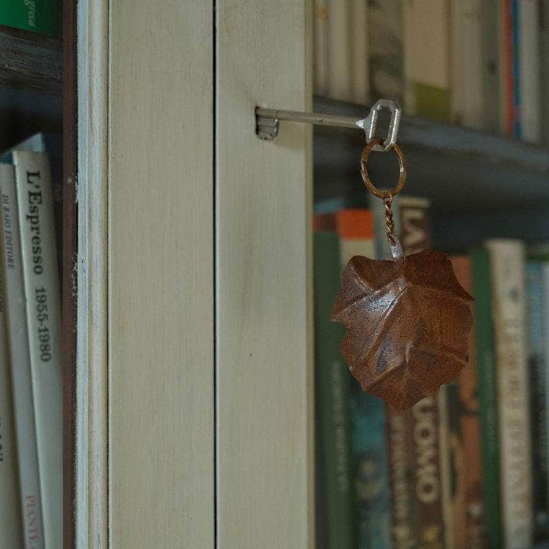 Iron Leaf Key Ring