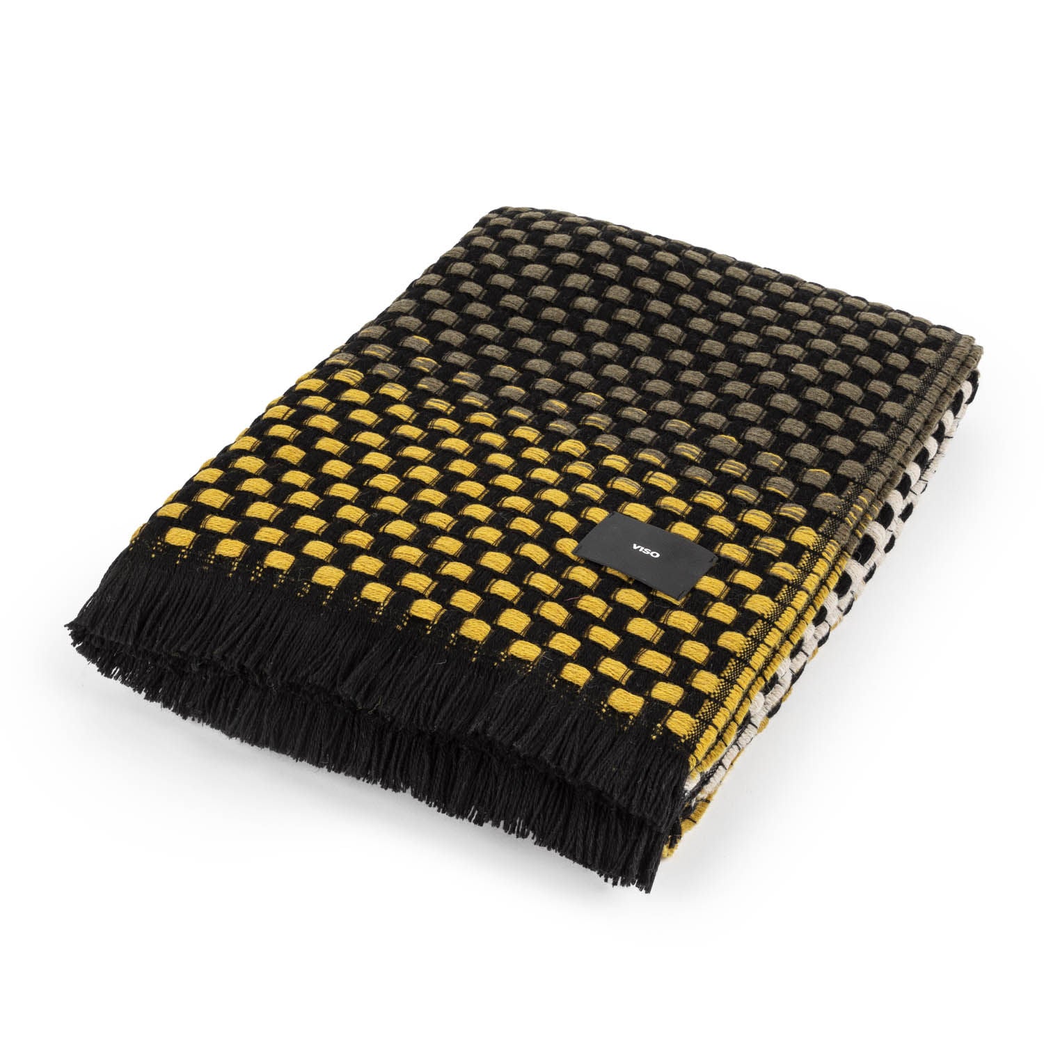 Basketweave Blanket Mustard