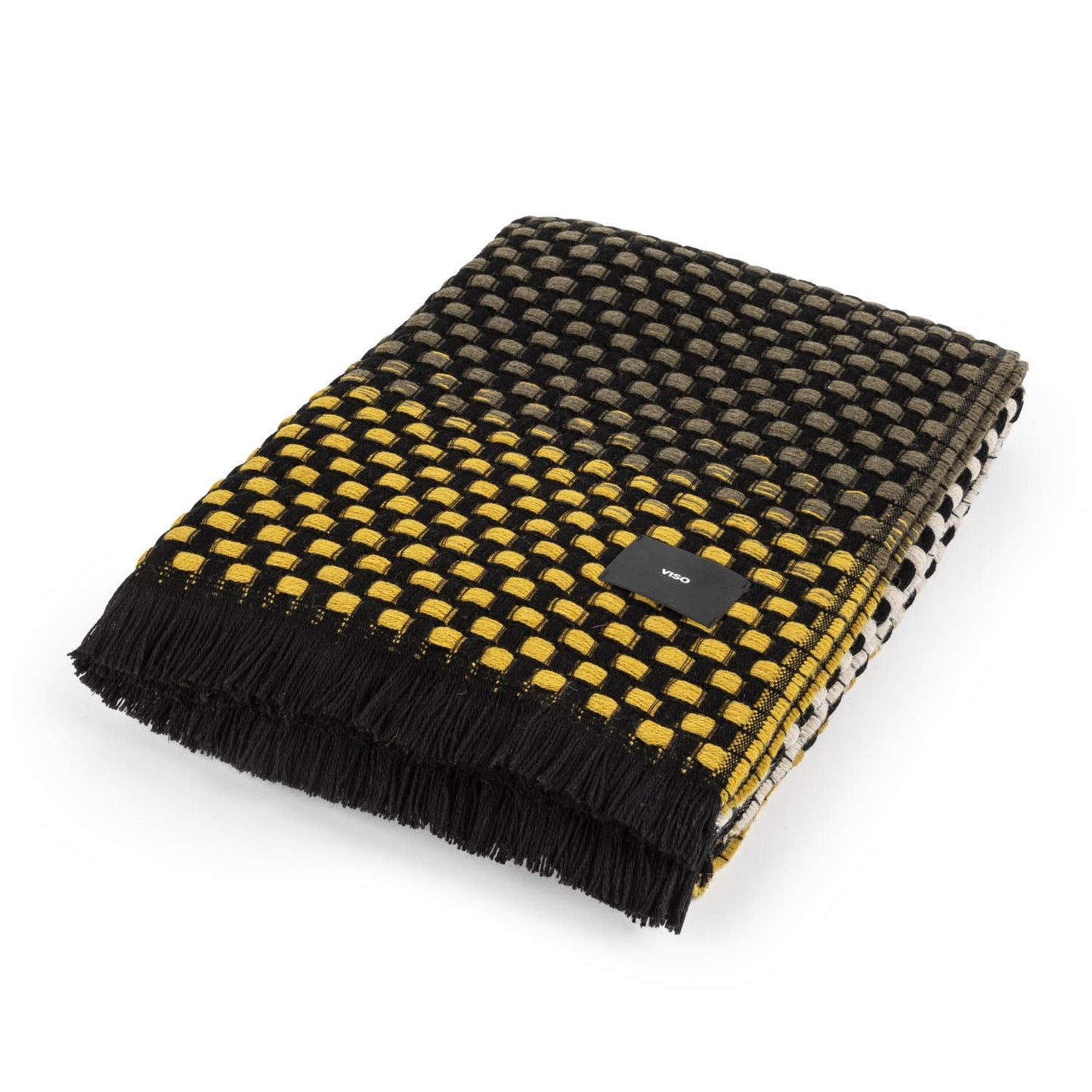 Basketweave Blanket Mustard