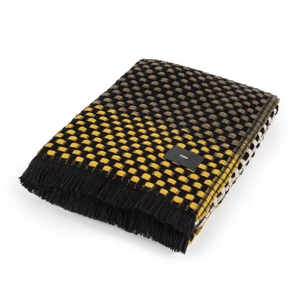 Basketweave Blanket Mustard