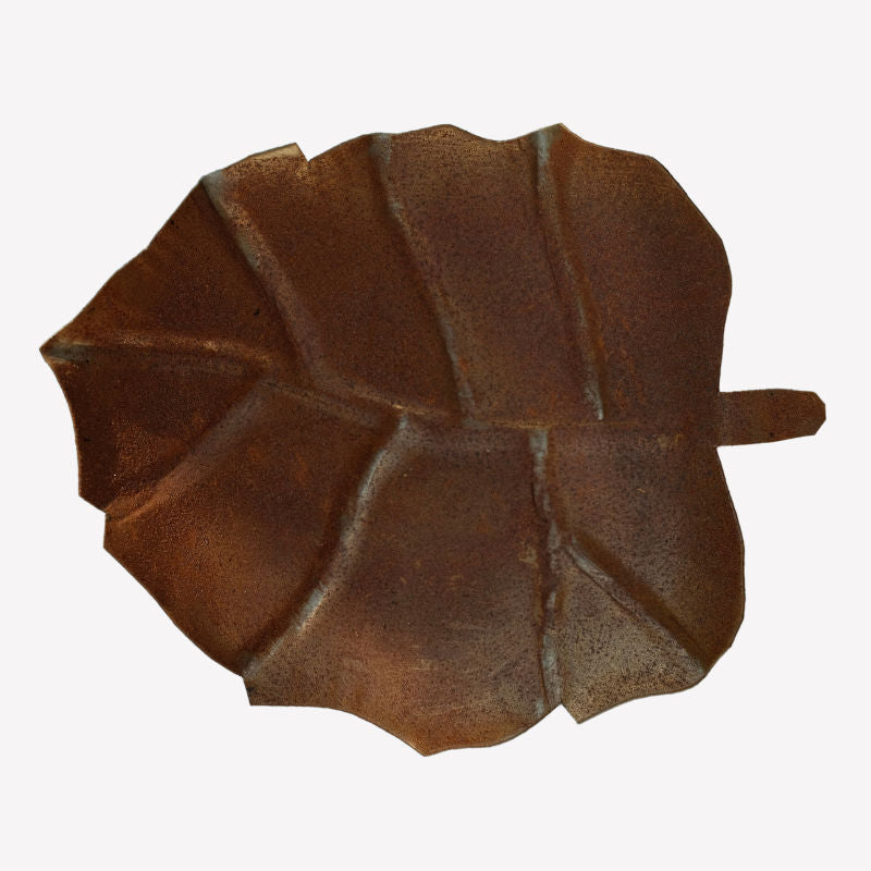 Small Hand-wrought Iron Leaf Bowl