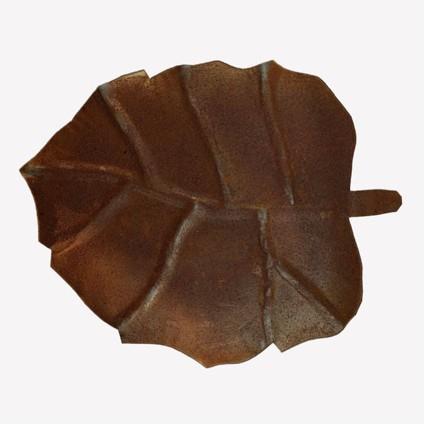 Small Hand-wrought Iron Leaf Bowl