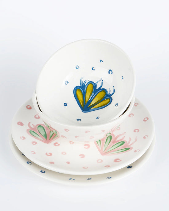 Blue Corals & Bubbles Bowl