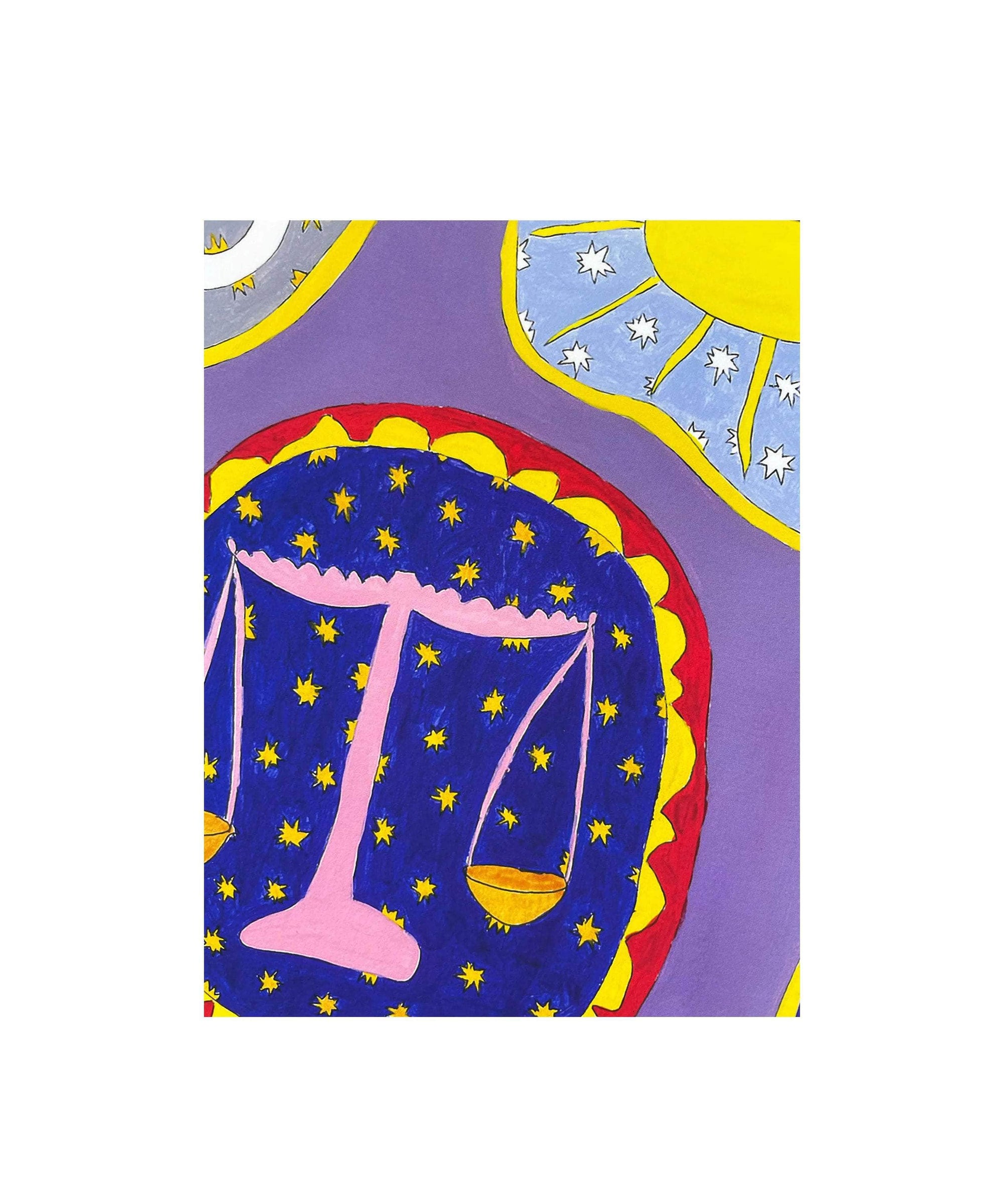 Libra Horoscope Art Print