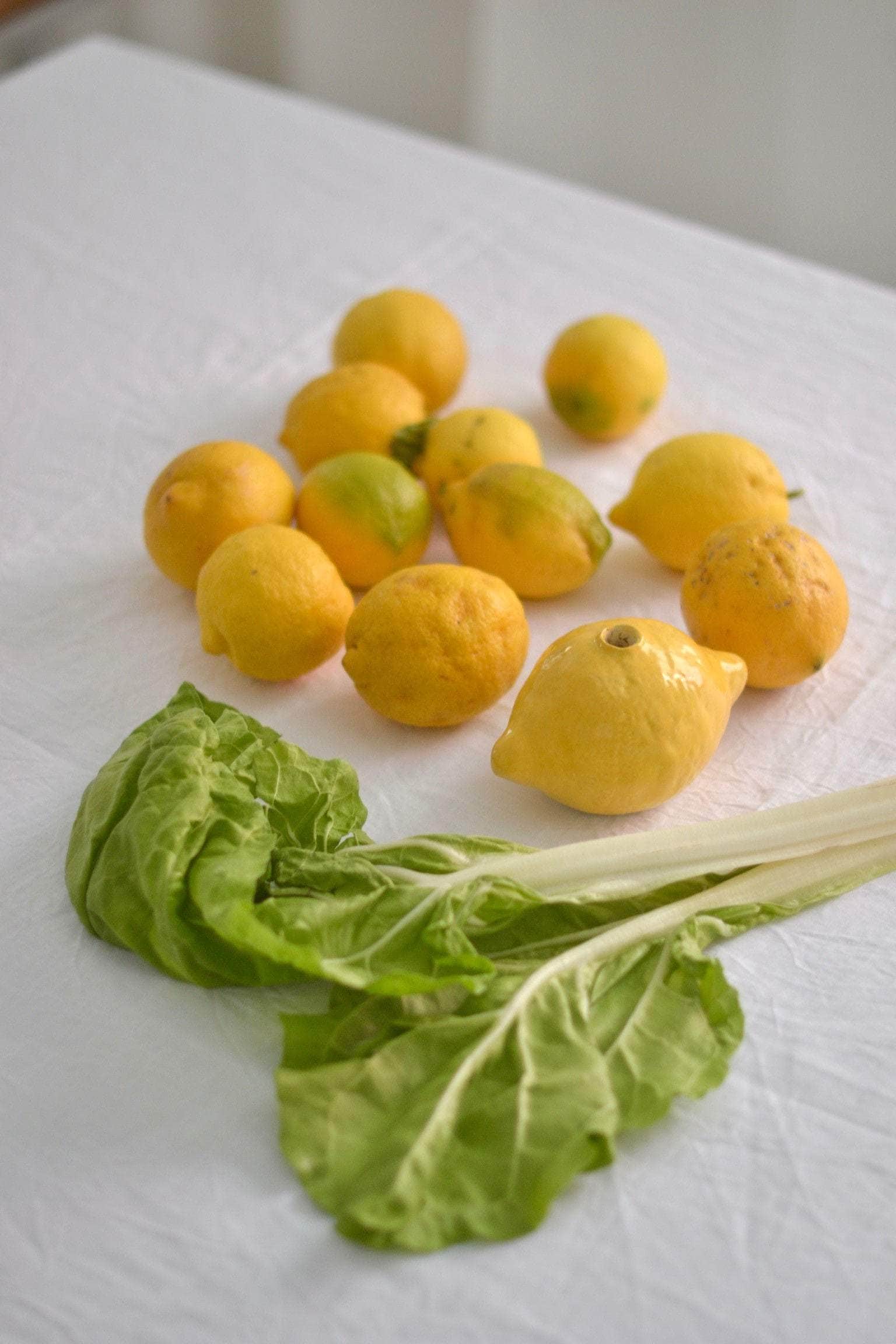 Ceramic Lemon Candle Holder