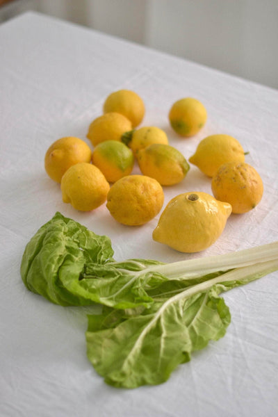Ceramic Lemon Candle Holder