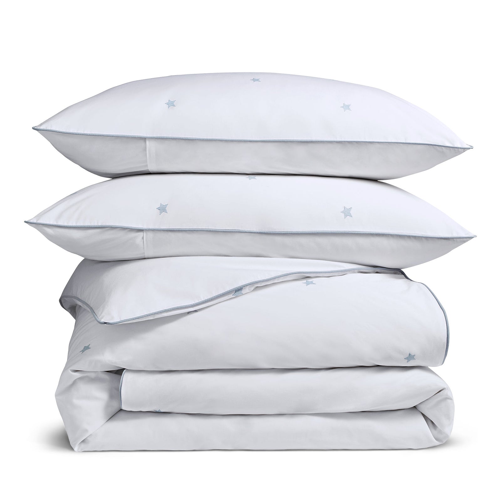 Luxury Organic Cotton Ocean Blue Amongst The Stars Bedding Set