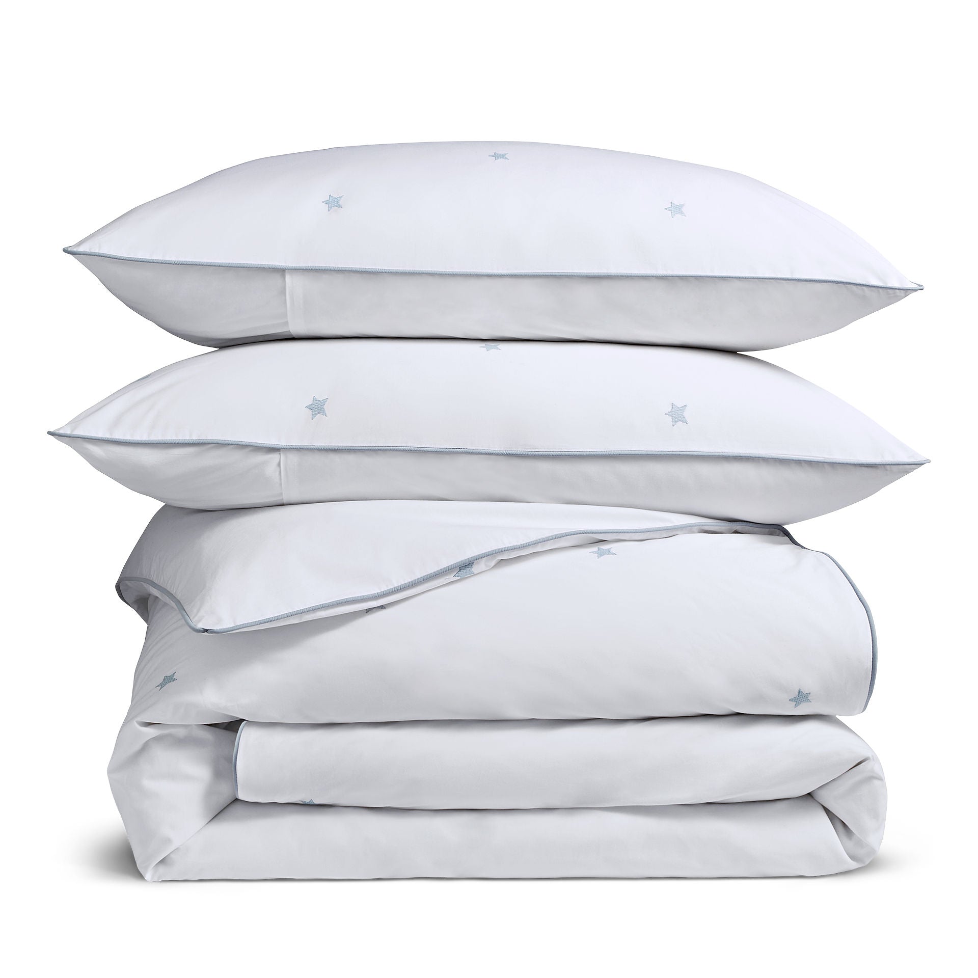 Luxury Organic Cotton Ocean Blue Amongst The Stars Bedding Set