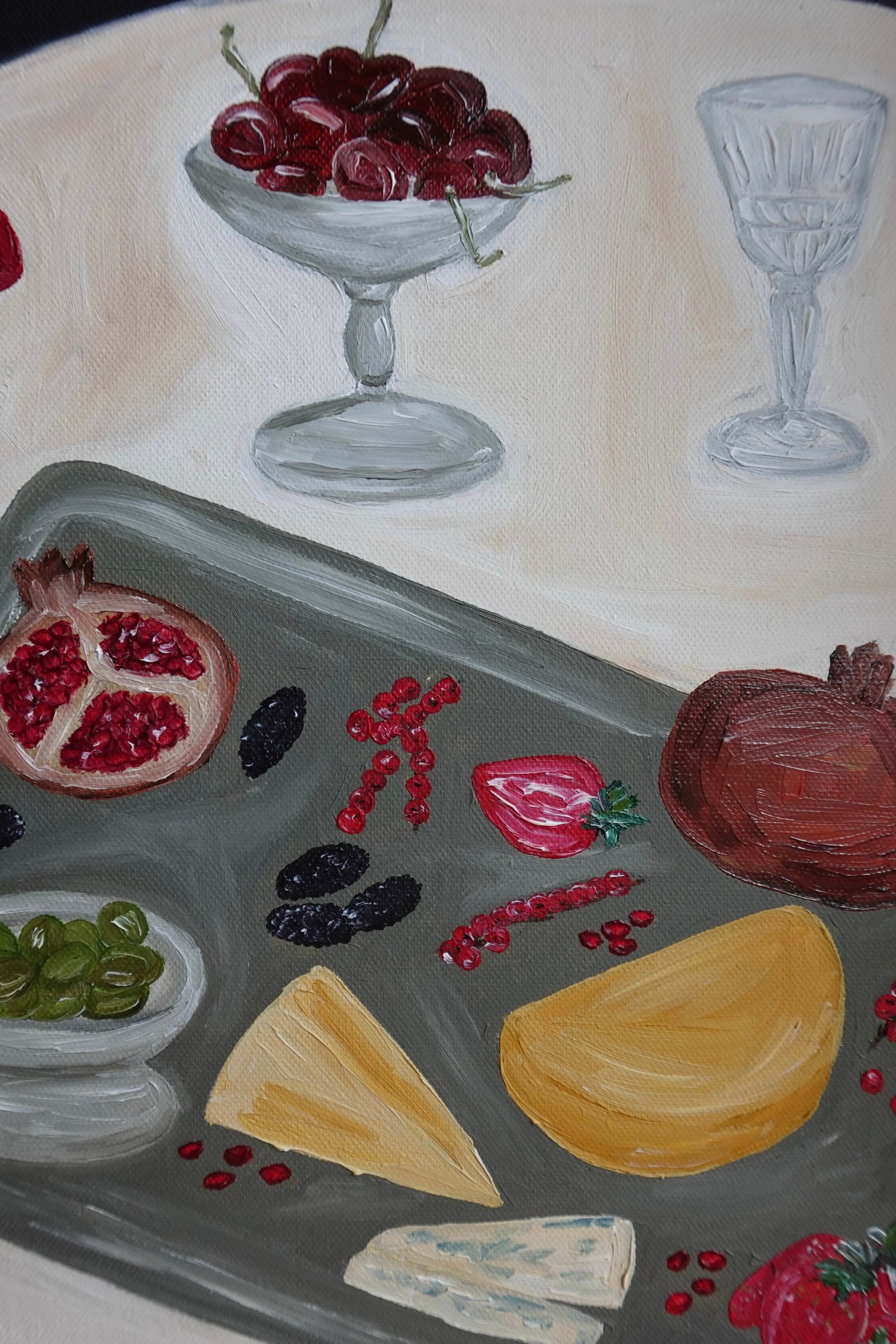 Na Mesa de Jantar Painting