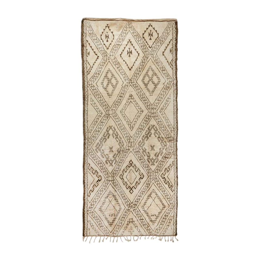 Vintage Moroccan Beni Ourain Rug No. M0159