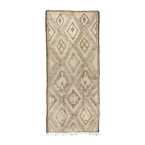 Vintage Moroccan Beni Ourain Rug No. M0159