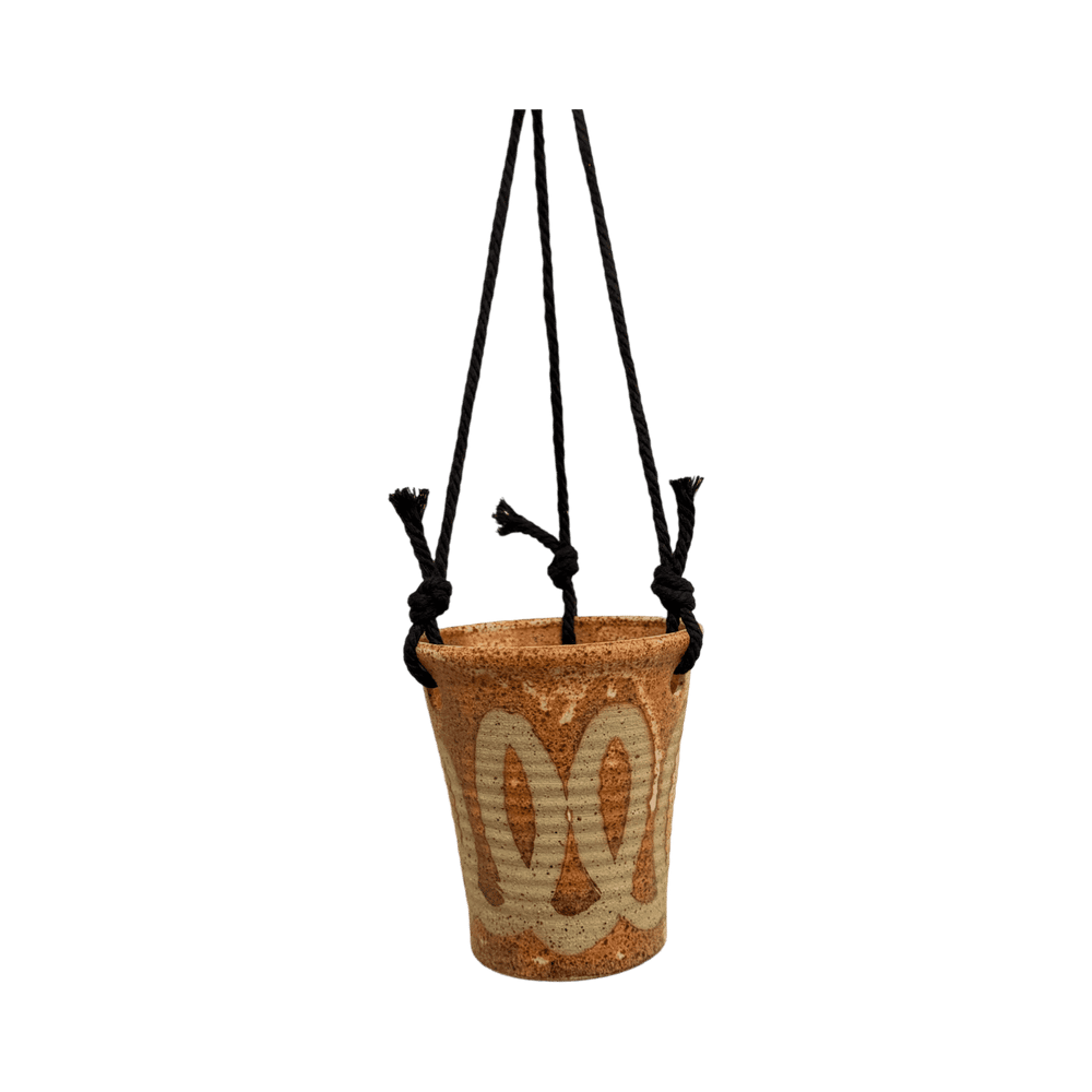 Toasted Swirl Hanging Pot