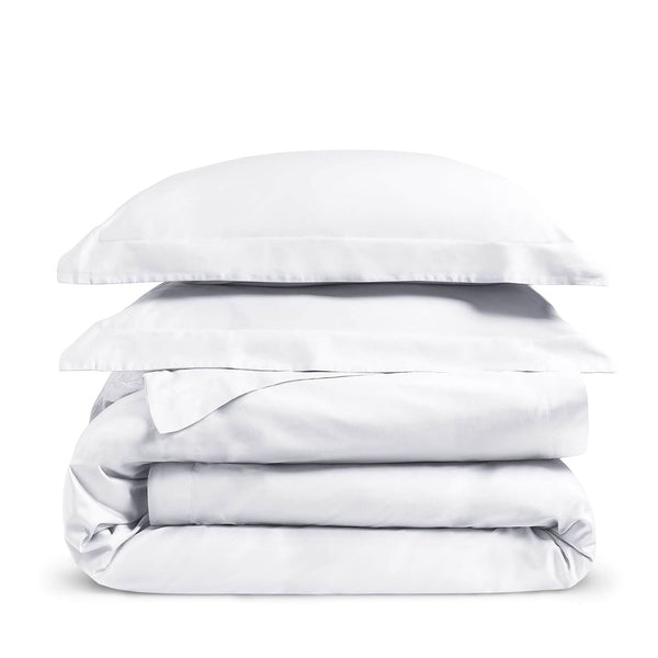 Luxury Organic Cotton White Edged Bedding Set