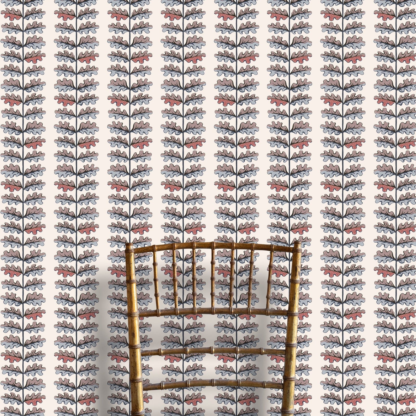 Quercus Wallpaper - Chambray