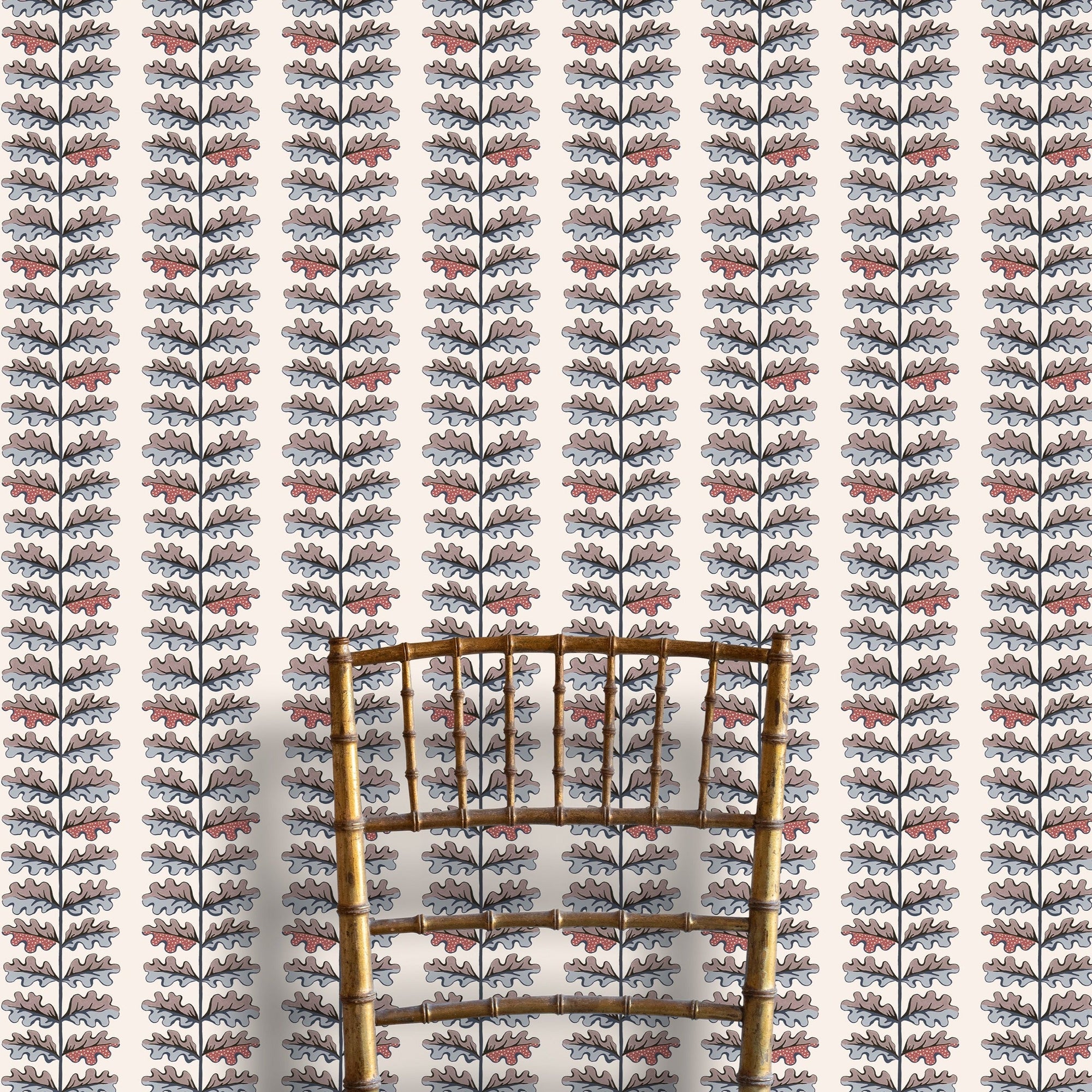Quercus Wallpaper - Chambray