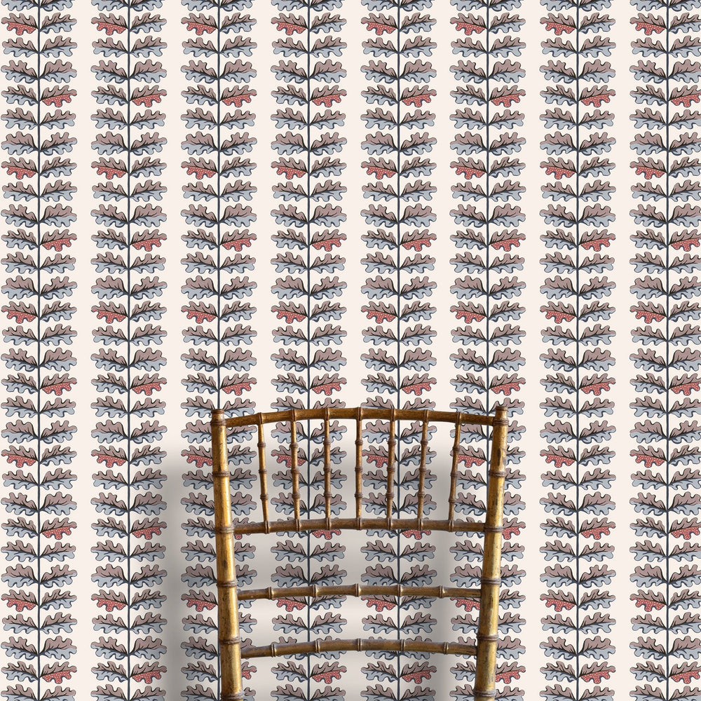 Quercus Wallpaper - Chambray
