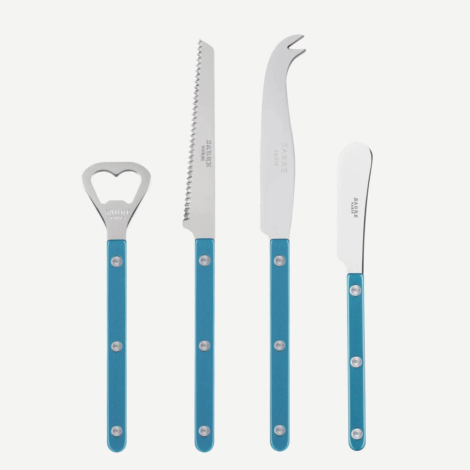 Bistrot Pearly Pearly Aperitif Set, Turquoise