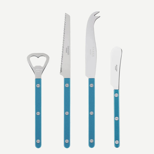 Bistrot Pearly Pearly Aperitif Set, Turquoise