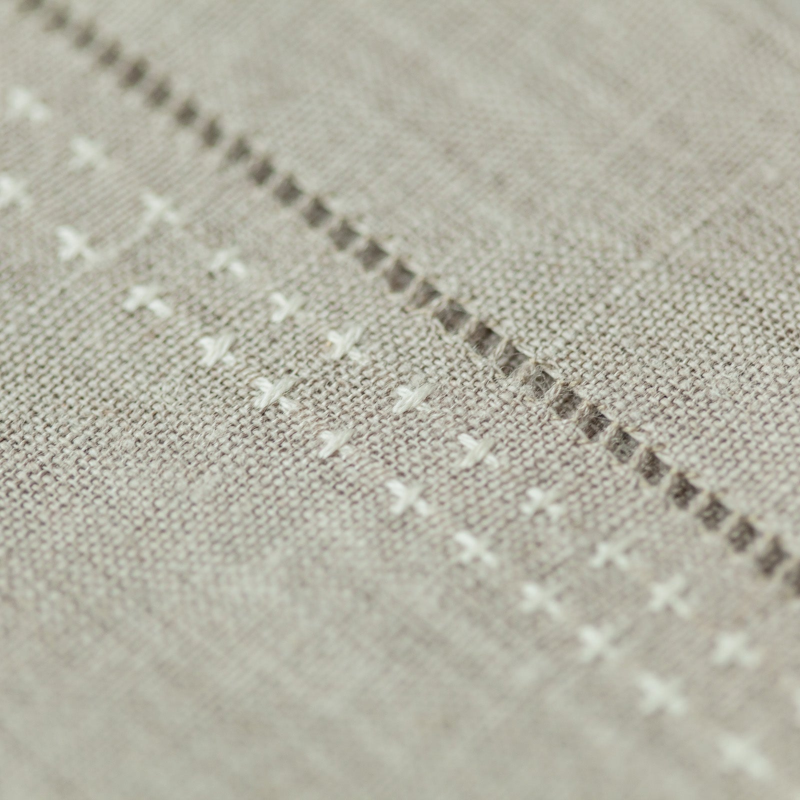 Shashiko Linen Tablecloth