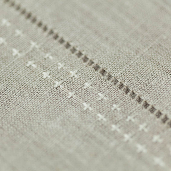 Shashiko Linen Tablecloth