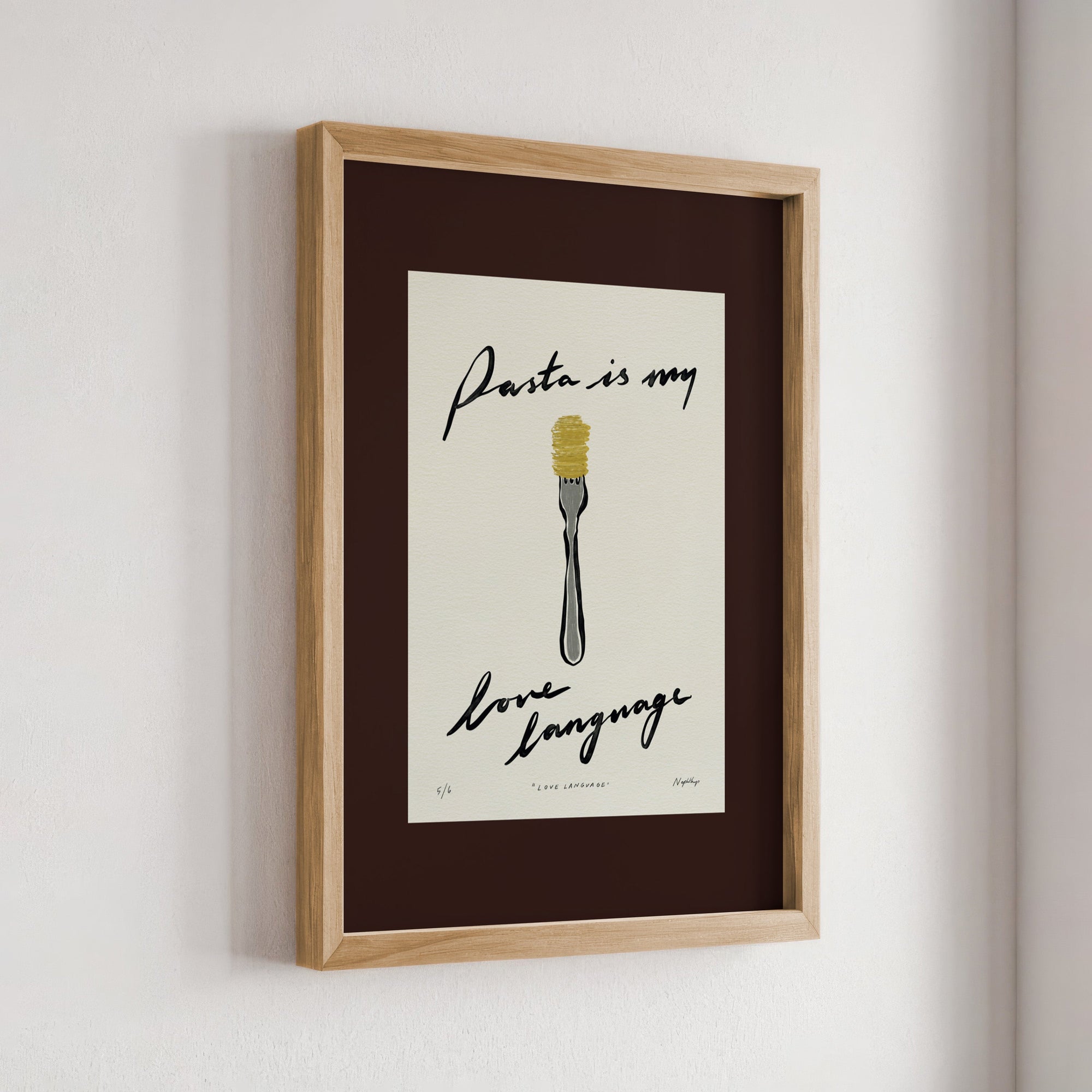 Pasta Is My Love Language Print