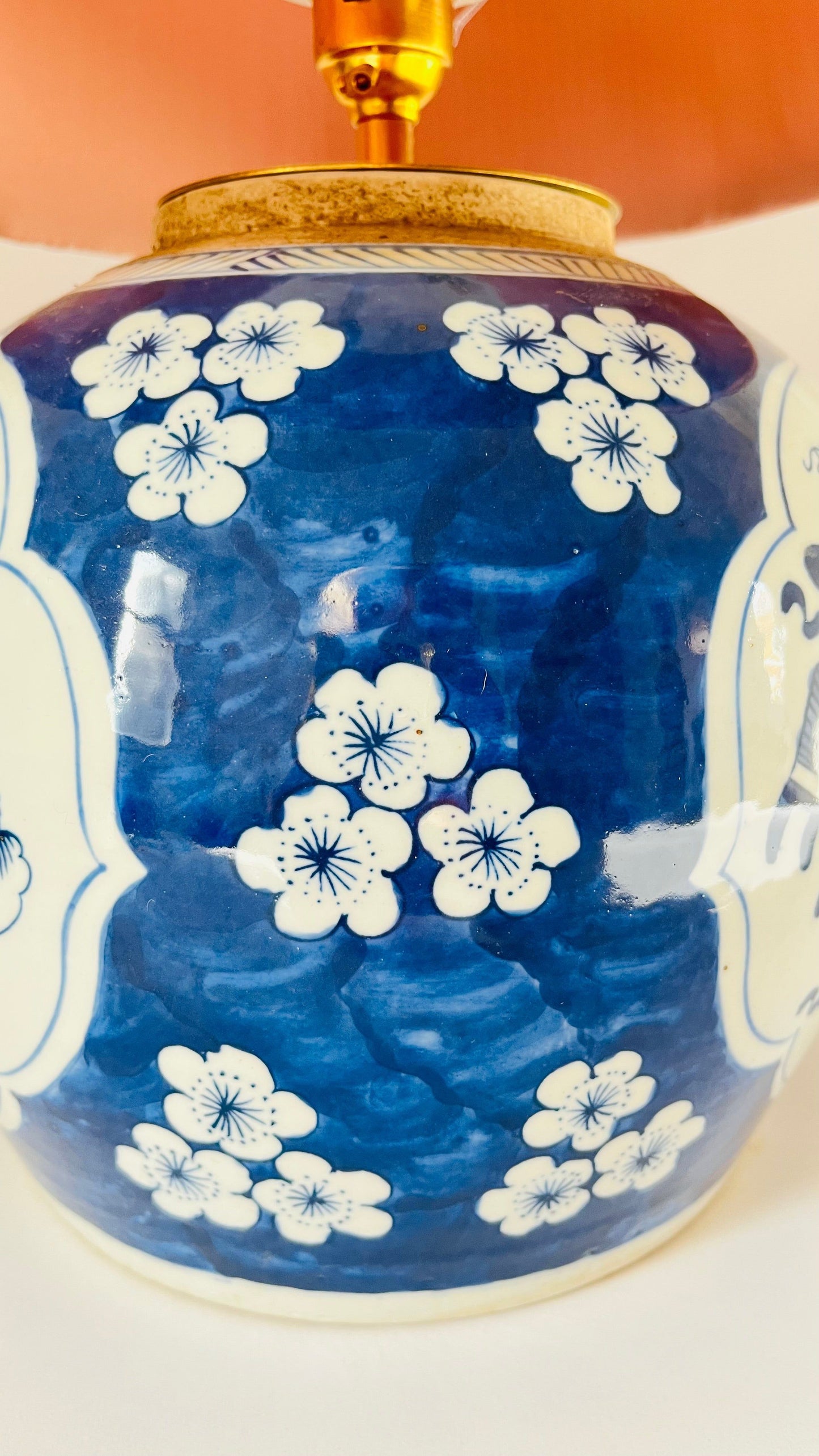 Antique Chinese Ginger Jar Lamp