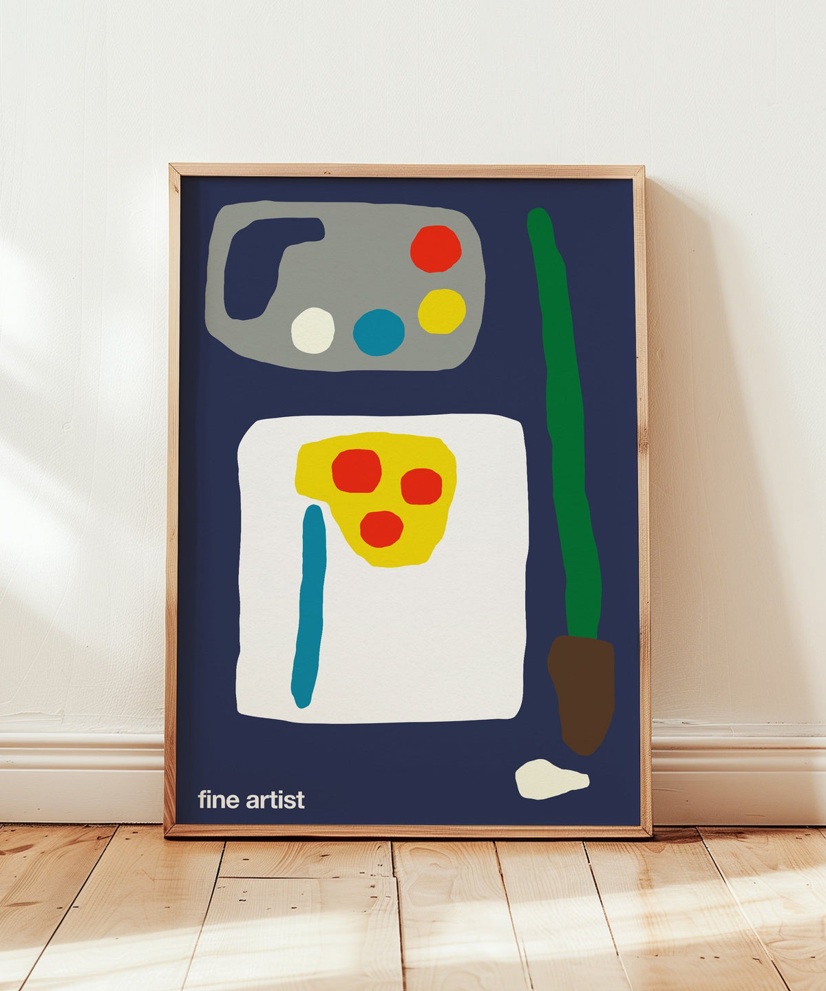 Fine Artist Print - Navy