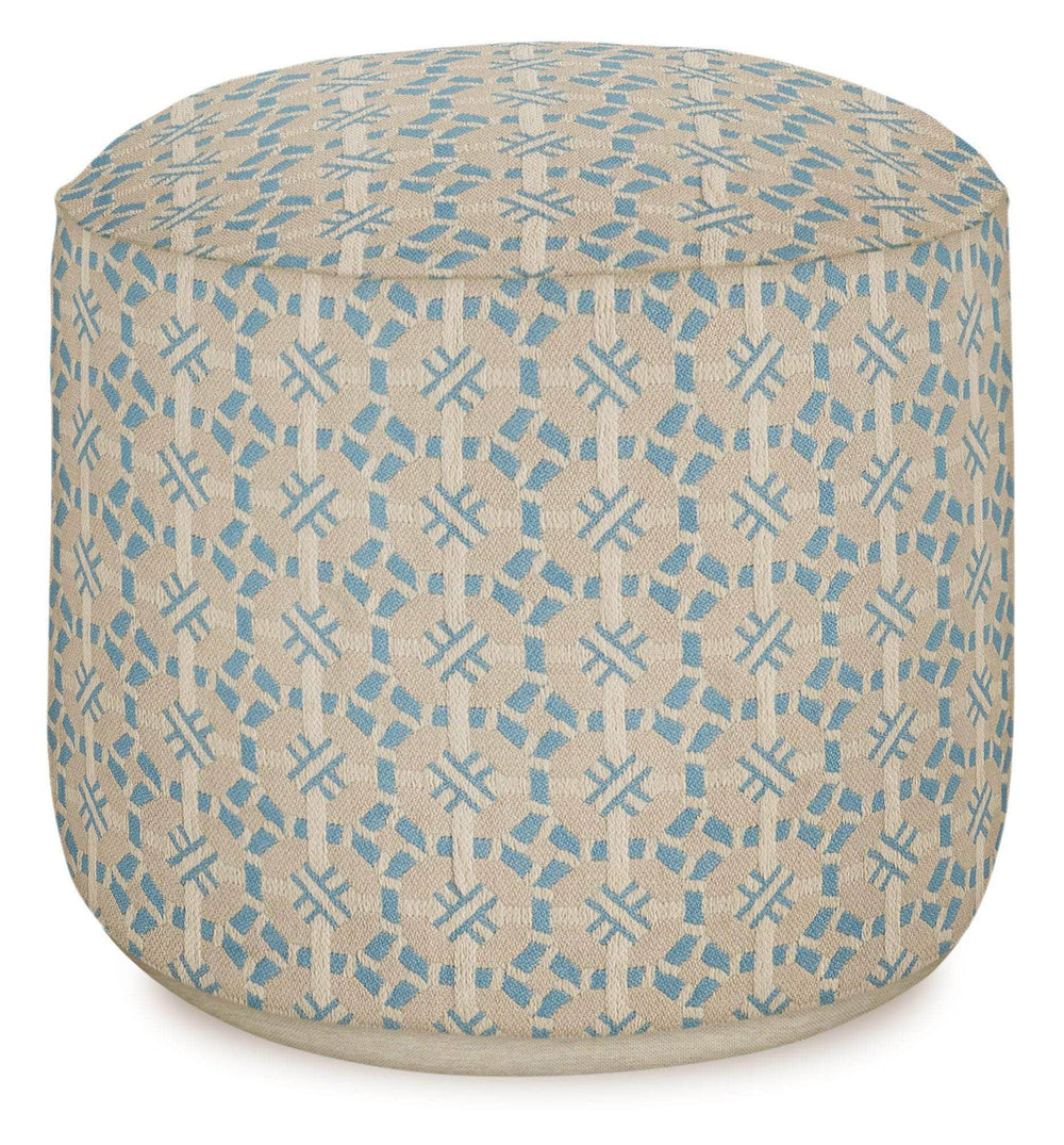 Outdoor Pouf Coco Ice & Ecru