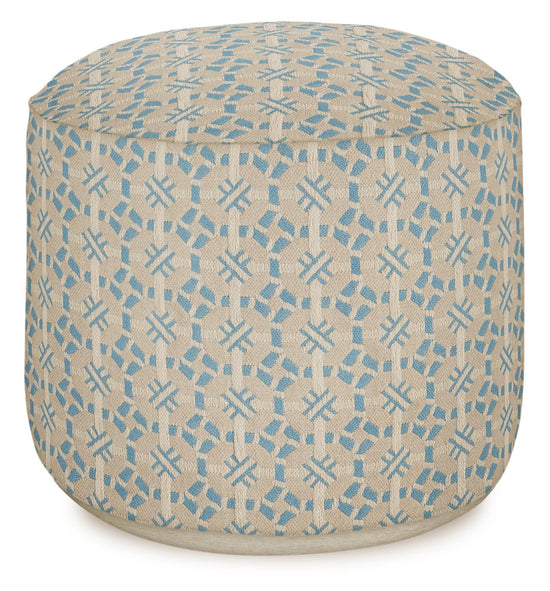 Outdoor Pouf Coco Ice & Ecru