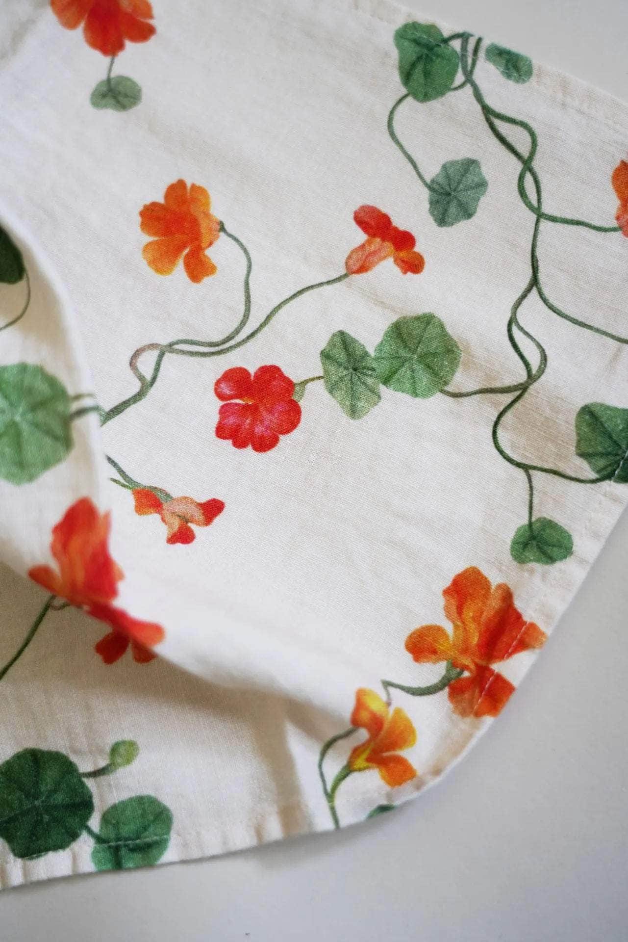 Nasturtium Linen Napkin