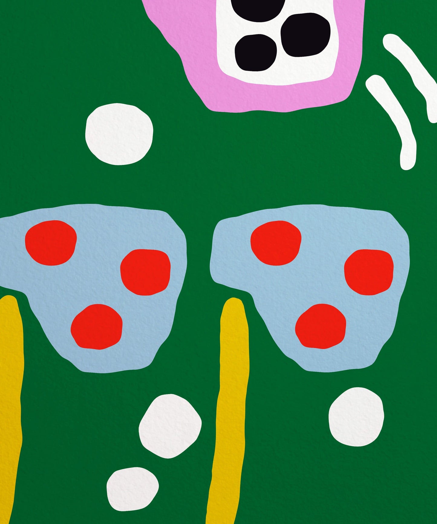 Green Fingers Print - Green