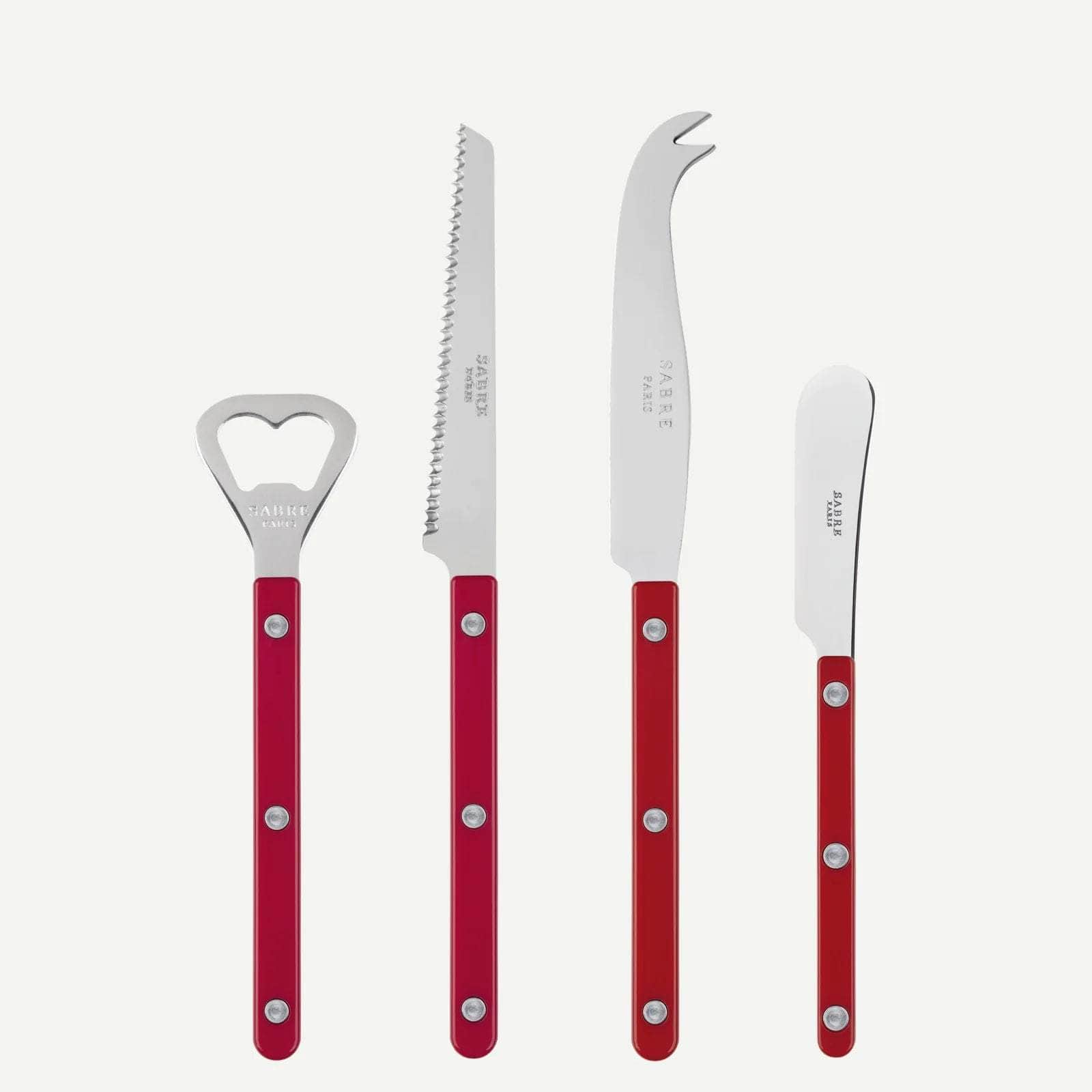 Bistrot Aperitif Cutlery Set, Red