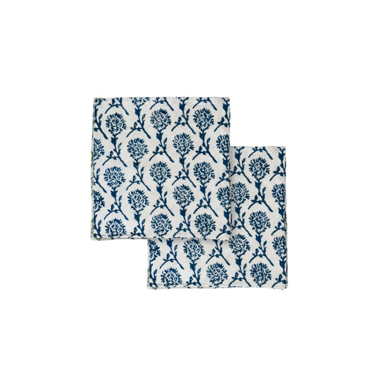 Nikhar Linen Table Napkins - Set of 2 Serene Blue
