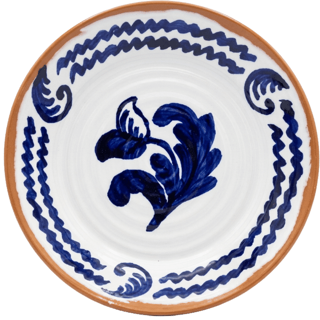 Blue Antica Serving Bowl - 30 cm