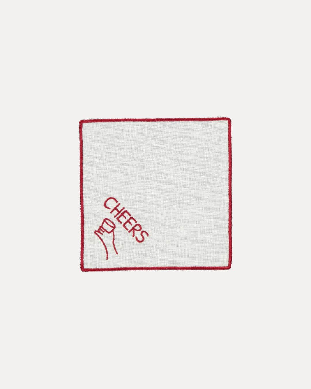 Cocktail Napkin Toast, Salud