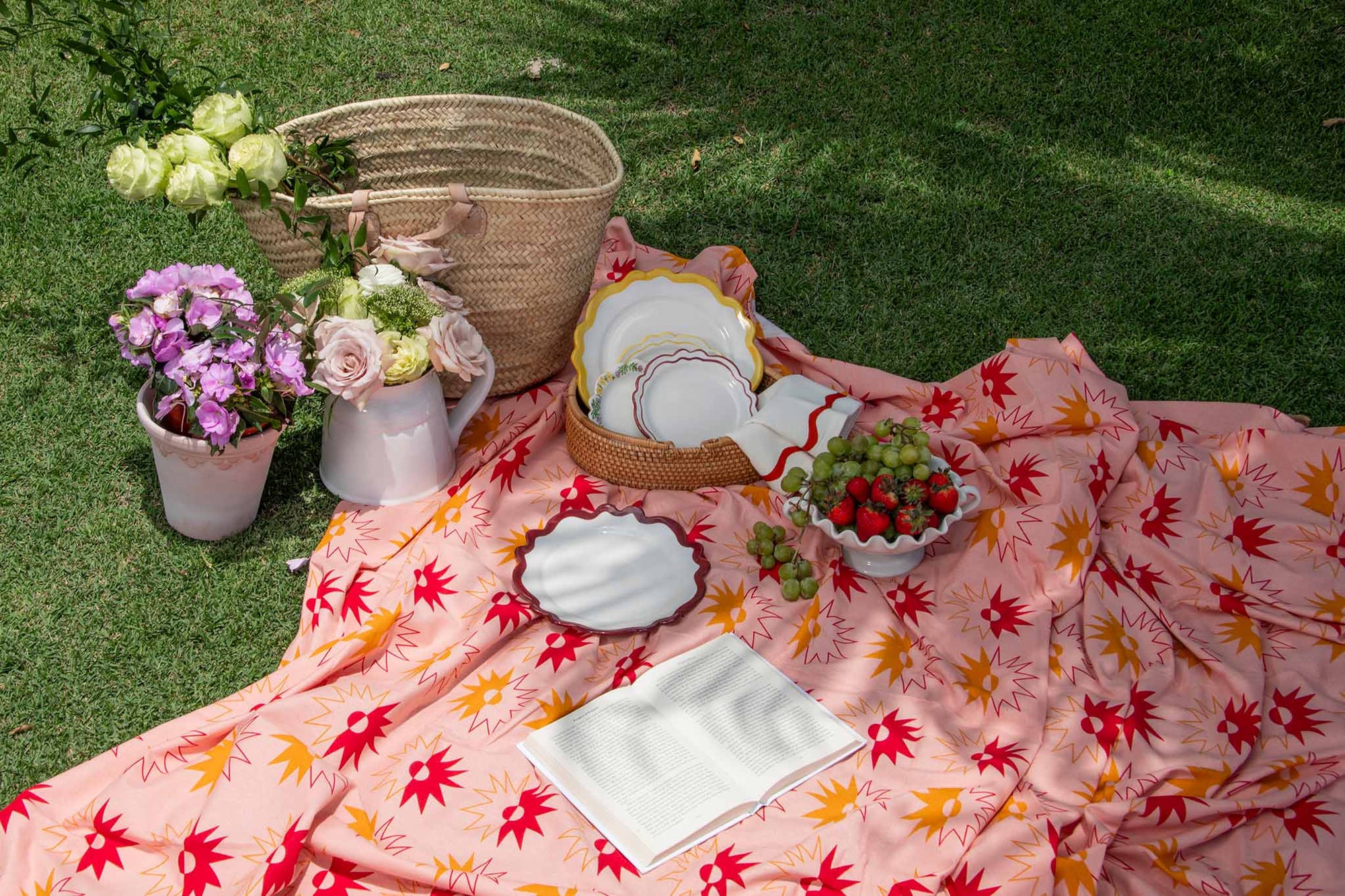 Mojito Coral Tablecloth