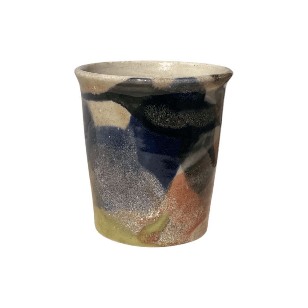 Mixed Glaze Pot