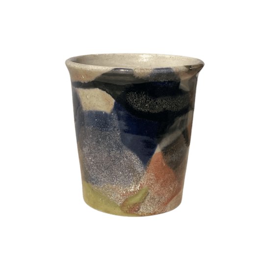 Mixed Glaze Pot