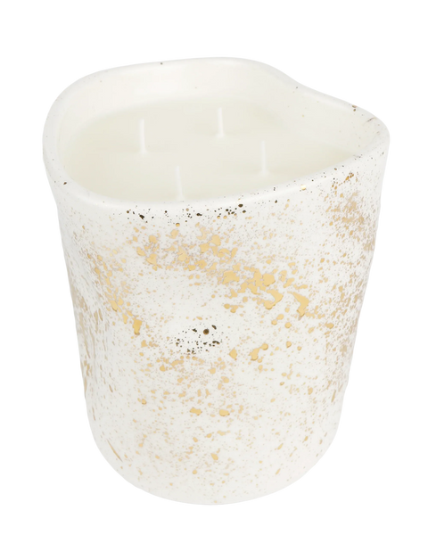 Gold Splatter Candle