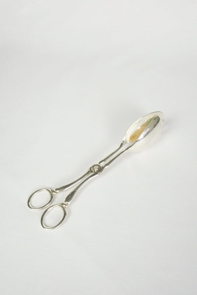 Silver Plate Hinged Salad Servers
