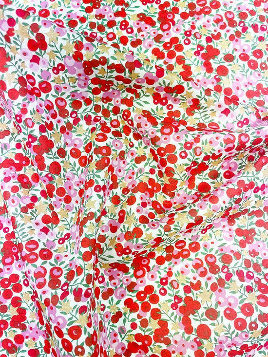 Christmas Stocking made with Liberty Fabric WILTSHIRE STAR