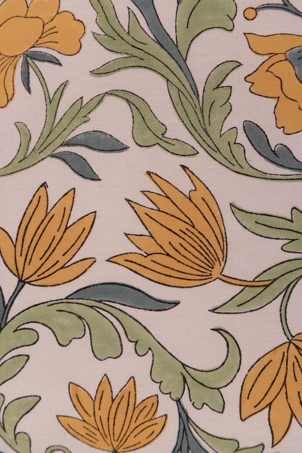 Block Printed Interior Pillow Cover – 20x20 in