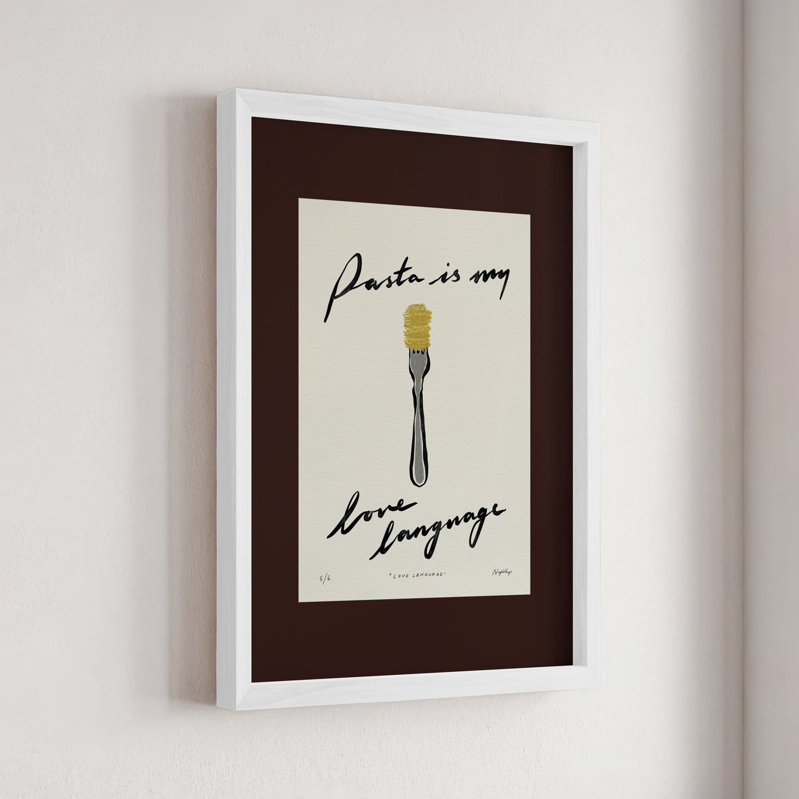 Pasta Is My Love Language Print