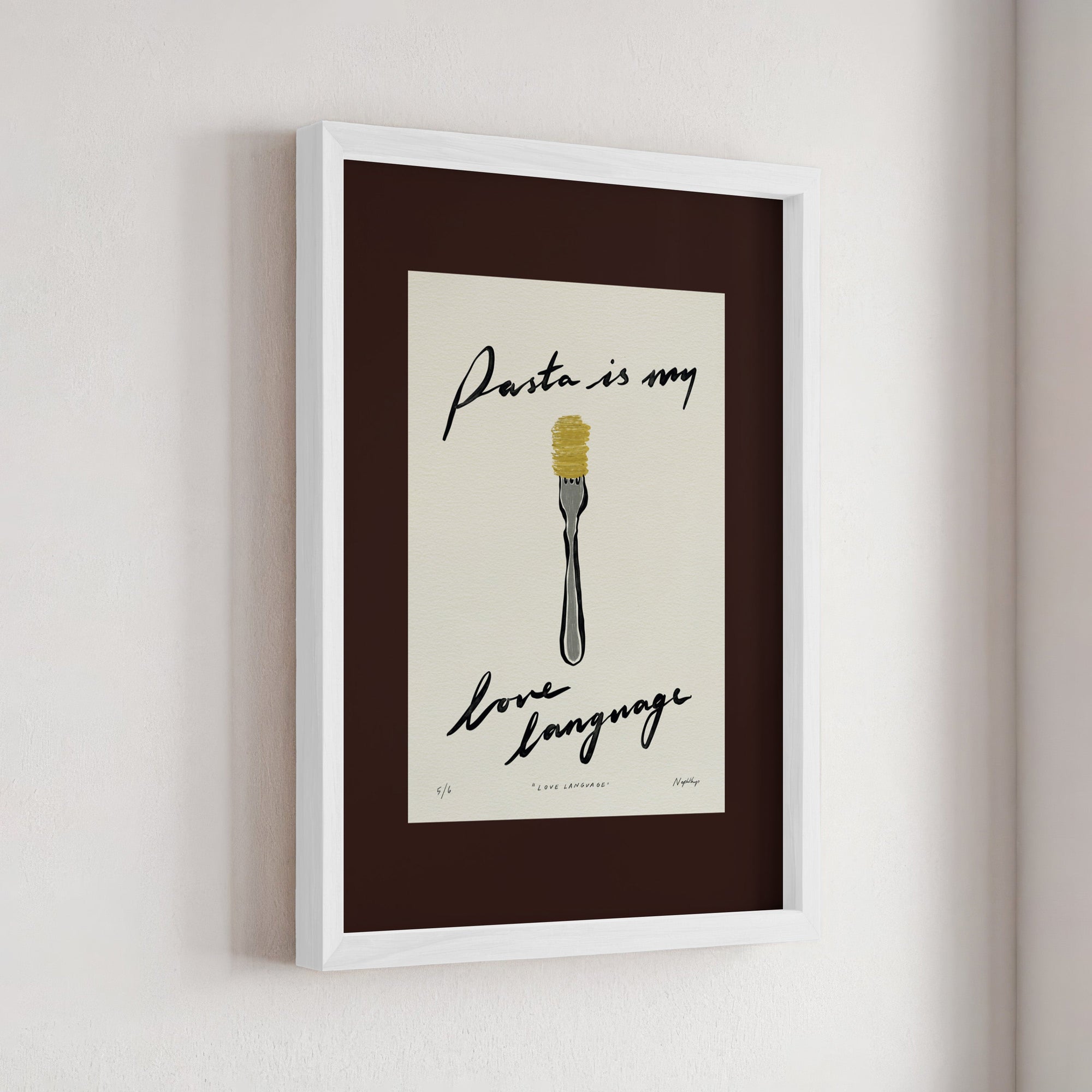 Pasta Is My Love Language Print